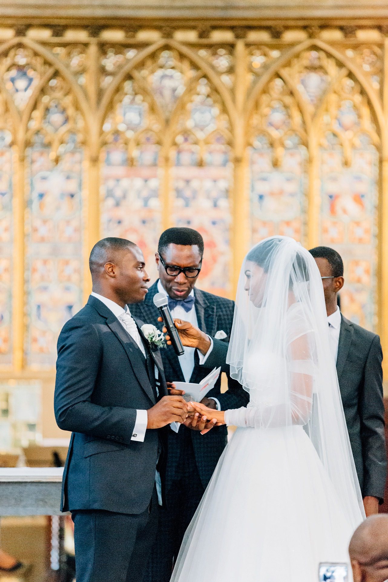 African Wedding at the Church in London