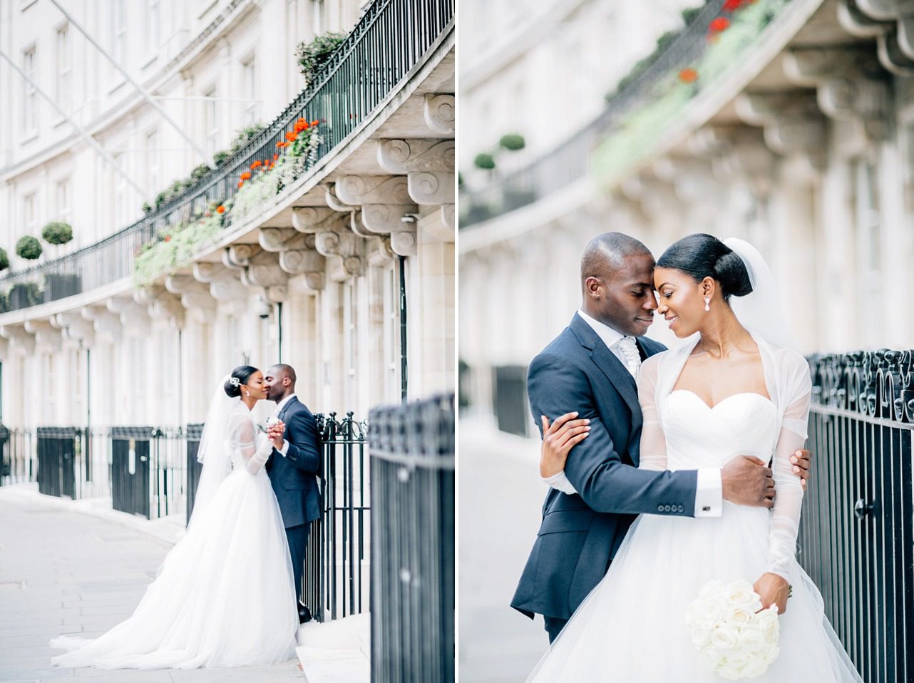 Wedding Couple at the Knightsbridge in London