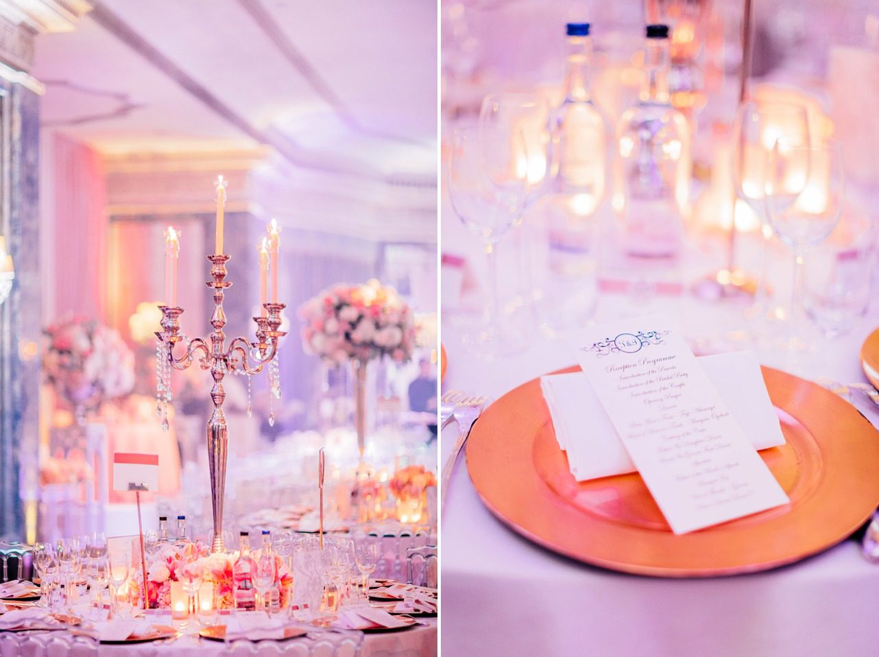 Wedding Details at the Dorchester Hotel in London